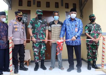 Resmikan Rumah Layak Huni, Danrem Wijayakrama : Semoga Bermanfaat
