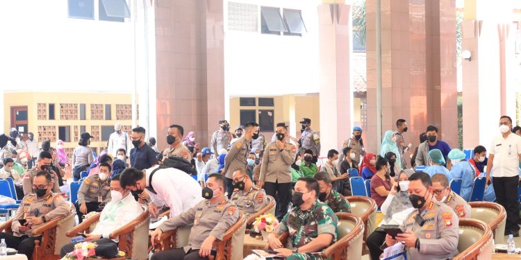 Danrem Wijayakrama Ikuti Video Conference bersama Presiden Jokowi