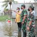 Danrem Wijayakrama Tinjau Lokasi Banjir dan Posko Pengungsian di Tangerang