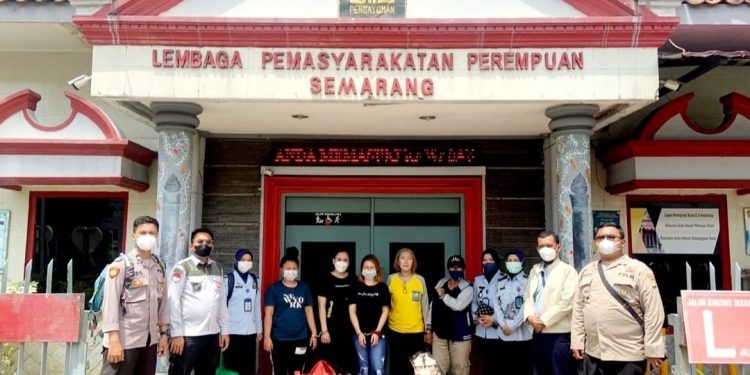 Lima WBP di Lapas Kelas IIA Tangerang Dipindahkan ke Lapas Perempuan Semarang
