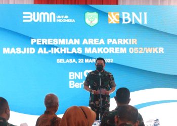 Datangi Korem Wijayakrama, Pandam Jaya Resmikan Area Parkir