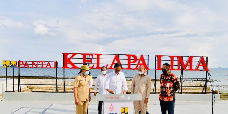 Presiden Jokowi Resmikan Penataan Kawasan Kota Kupang