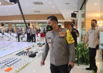 Polda Metro Jaya Gelar Simulasi Pengamanan Ramadan dan Mudik 2022