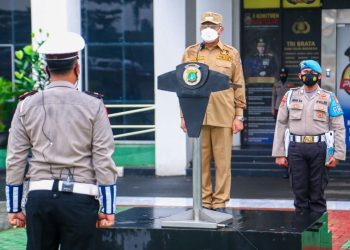 Wali Kota Benyamin Pimpin Apel Gelar Pasukan Operasi Ketupat 2022