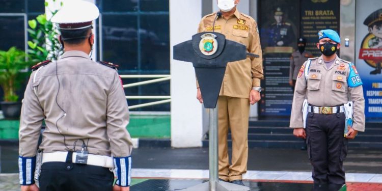 Wali Kota Benyamin Pimpin Apel Gelar Pasukan Operasi Ketupat 2022