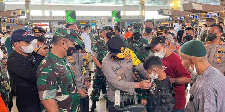 Polresta Bandara Soetta Monitoring Kunker Kapolda dan Pandam di Terminal III