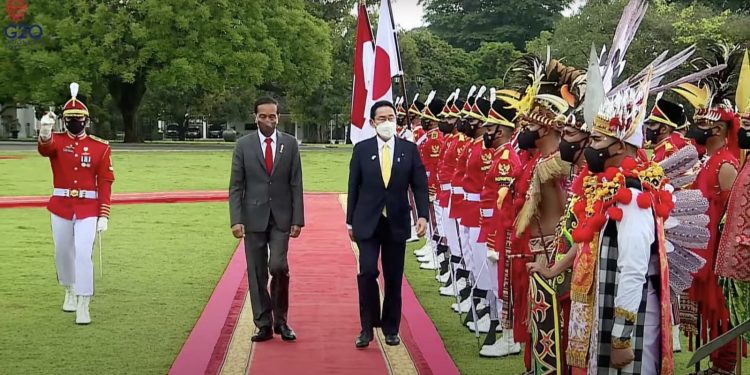 Presiden Jokowi Sambut Baik Komitmen PM Jepang Perkokoh Hubungan Bilateral