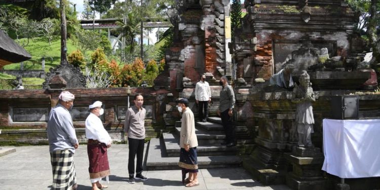 Kunjungi Pura Tirta Empul, Presiden Dorong Pemeliharaan Aset Kebudayaan Negara