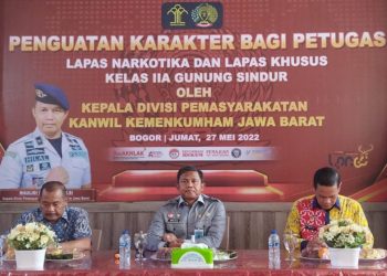 Kadiv Pas Jawa Barat Tinjau Lapas Narkotika Gunung Sindur