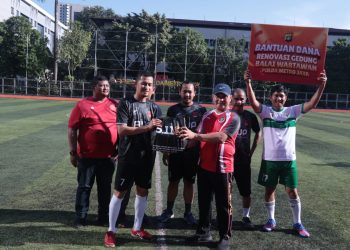 Kapolda Metro Jaya Gelar Halal Bihalal dan Sepak Bola bersama Wartawan