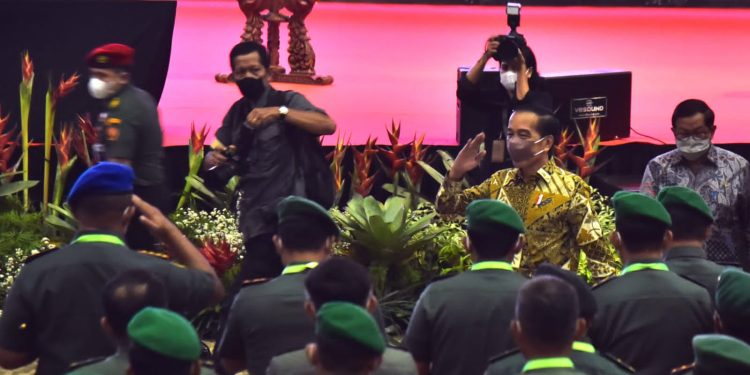 Presiden Jokowi Buka Silaturahmi Nasional Persatuan Purnawirawan TNI AD
