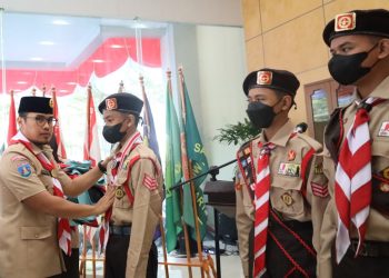 Lepas Kontingen Jambore Nasional XI asal Tangsel, Pilar : Tunjukan yang Terbaik