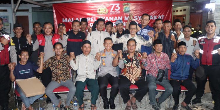 HUT PMJ ke-73, Polresta Bandara Soetta Gelar Baksos di Rawa Burung