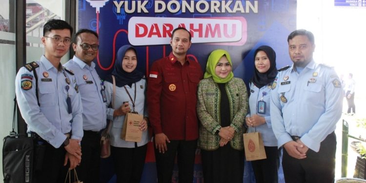 HBP ke 59, Lapas Narkotika Gunung Sindur dan PIPAS Donor Darah