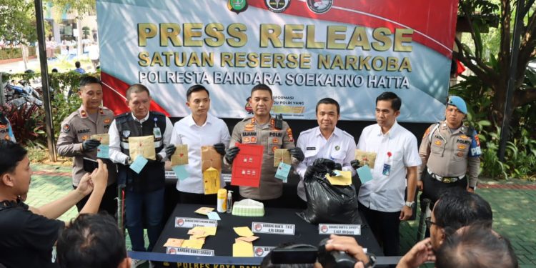 Terjerat Kasus Narkoba, Belasan Orang Ditangkap Polresta Bandara Soetta