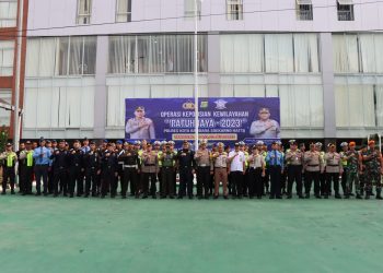 Awali Operasi Patuh Jaya 2023, Polresta Bandara Soetta Gelar Pasukan 