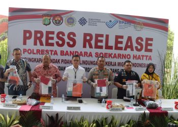 Bongkar Kasus TPPO, Polresta Bandara Soetta Bekuk Belasan Tersangka