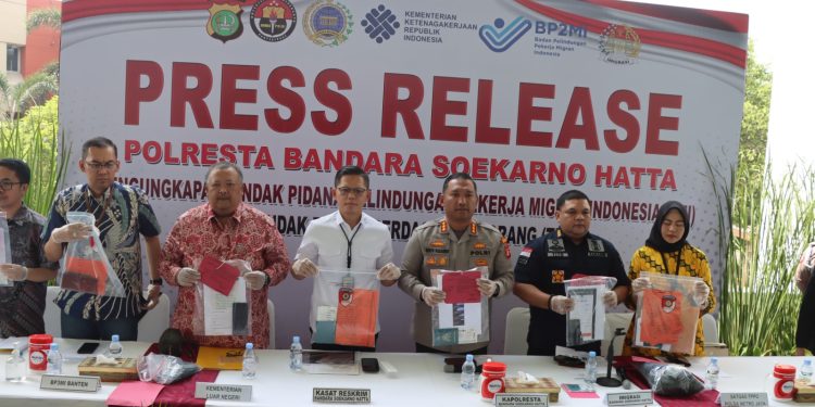 Bongkar Kasus TPPO, Polresta Bandara Soetta Bekuk Belasan Tersangka