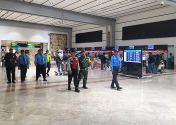TNI-Polri Ajak Masyarakat Jaga Kamtibmas di Terminal 2 Bandara Soetta 