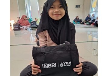 Bantu Pemerintah Turunkan Emisi, BRI Cabang Labuan Adakan Penanaman Bibit Tanaman Produktif