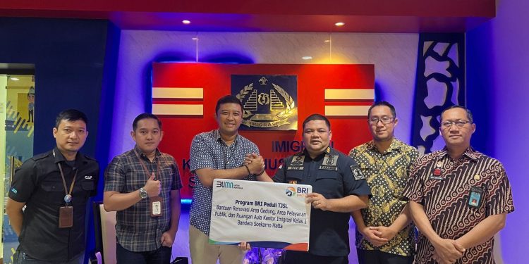 Untuk Peningkatan Pelayanan Masyarakat, BRI Bantu Renovasi Infrastruktur Pelayanan di Kantor Imigrasi Bandara Soekarno Hatta