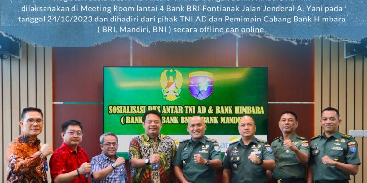 BRI Inisiasi Pererat Kerjasama Himbara Dengan TNI AD