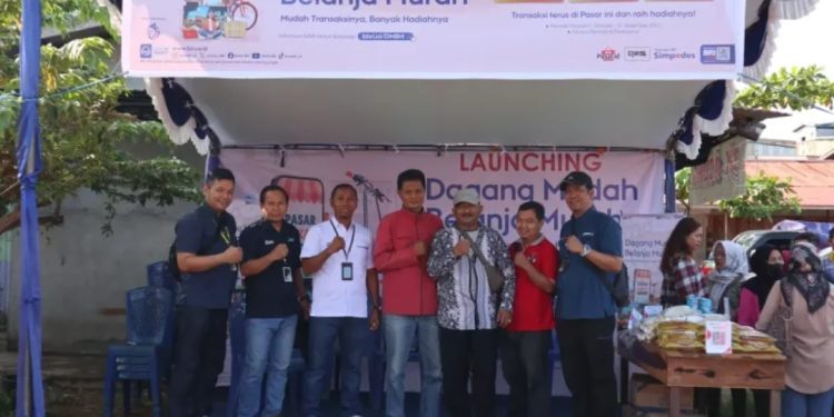 BRI Unit Ketapang Gelar Dagang Mudah Belanja Murah di Pasar Melati Ketapang