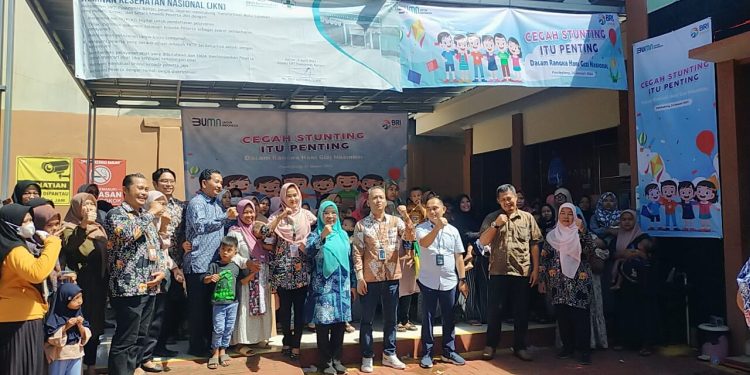 Bank BRI Bantu Turunkan Angka Stunting di Kecamatan Banjar
