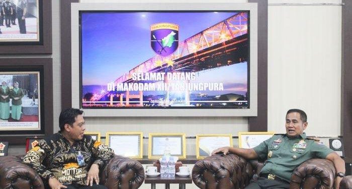 Sinergitas BRI BO Pontianak Dengan Kodam XII/Tanjungpura