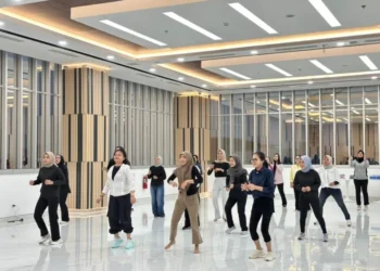 Bank BRI Kanca S. Parman Gelar Kegiatan Senam Bersama, Wujudkan Semangat Work-Life Balance di Lingkungan Kerja