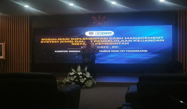 BRI BO Tangerang Ahmad Yani Gelar Sosialisasi CMS/Qlola dan Digipay di Kantor Imigrasi Kelas I Khusus Non TPI Tangerang