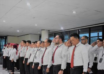 BRI Kanca Cilegon Peringati Hari Pahlawan melalui Upacara Bendera