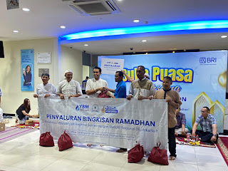 BRI BO Cilegon Salurkan Bingkisan Ramadhan untuk Garda Depan Operasional