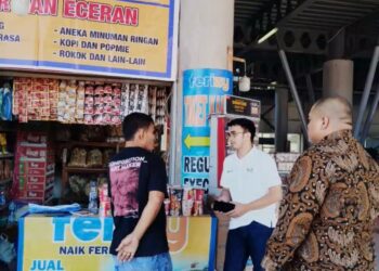 BRI BO Cilegon Pastikan Layanan Prima Melalui Pemantauan Agen BRILink di Jalur Mudik dan Pelabuhan Merak