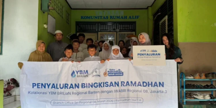 BRI KC Jakarta S. Parman Salurkan Bingkisan Ramadhan ke Yayasan Komunitas Rumah Alif