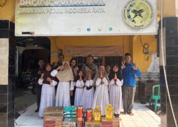 BRI KC Balaraja Salurkan Paket Sembako kepada Yayasan Balaraja Peduli Indonesia Raya Jelang Idulfitri