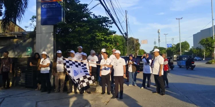 Pelepasan Mudik Bersama BUMN 2026, BRI KC Jakarta Daan Mogot Berangkatkan Ratusan Pemudik