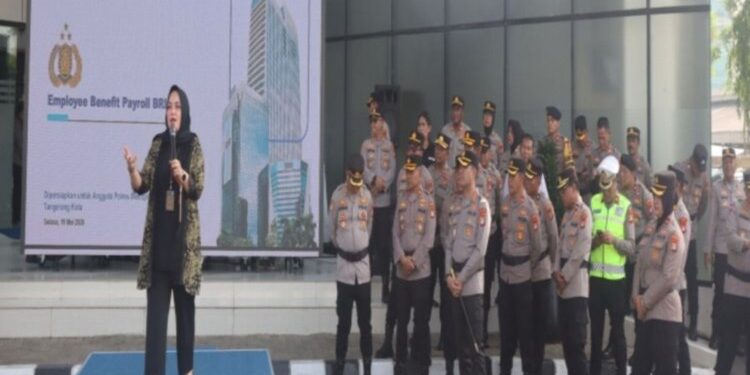 BRI KC Tangerang Ahmad Yani Gelar Sosialisasi Employee Benefit Payroll kepada Polres Metro Kota Tangerang