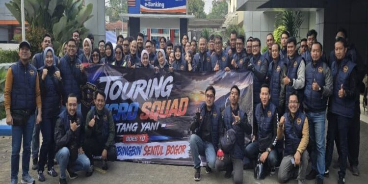 Mikro BRI KC Tangerang Ahmad Yani Gelar Touring, Pererat Kebersamaan dan Tingkatkan Kekompakan Tim