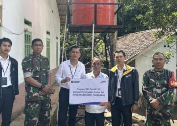 BRI Kanca Pandeglang Salurkan Bantuan CSR Pembangunan Sumur Bor untuk Masyarakat