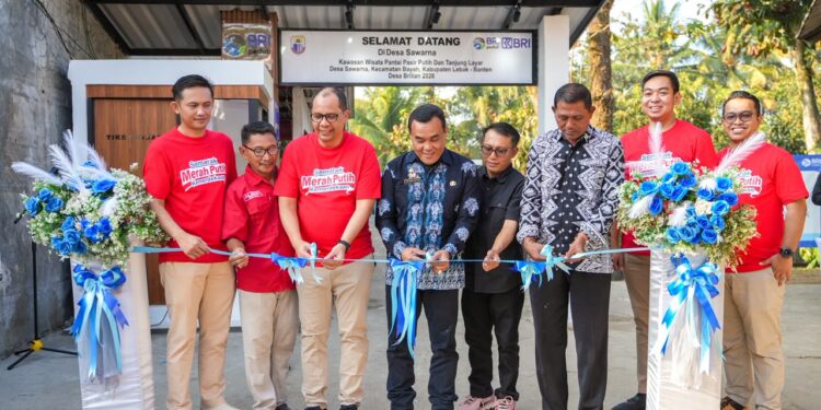 Rayakan HUT RI ke-81, BRI Region 8 Jakarta 3 Gelar Semarak Merah Putih Kemerdekaan di Desa Brilian Sawarna