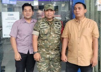 BRI KC Palmerah Bersinergi dengan Babinsa Perkuat Keamanan dan Pelayanan Nasabah