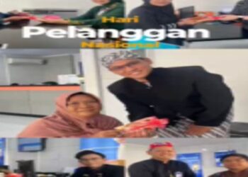 Semarak Hari Pelanggan Nasional, BRI Unit Kampung Melayu Berikan Pelayanan Spesial kepada Nasabah