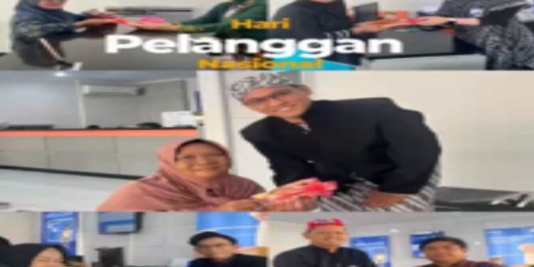 Semarak Hari Pelanggan Nasional, BRI Unit Kampung Melayu Berikan Pelayanan Spesial kepada Nasabah