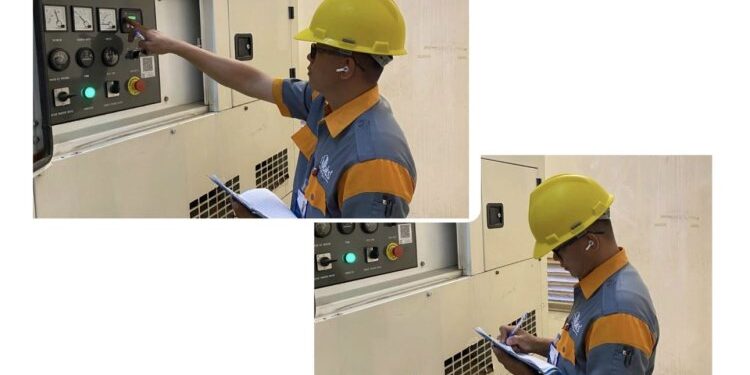 BRI KC Bintaro Laksanakan Maintenance Rutin Genset, Jaga Keandalan Operasional Kantor